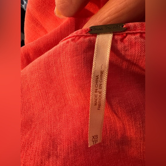 Free People Elegant Coral Pink Open Back Maxi Dress size X-Small - Picture 8 of 13